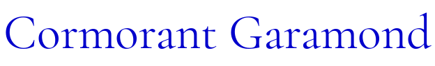 Cormorant Garamond шрифт